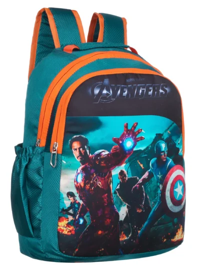 Avengers Kids School Backpack – 12 Singha Superhero Bag for Boys | Durable & Stylish