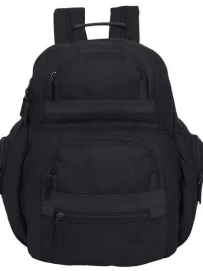 Sundrow 40L Heavy-Duty Black Travel & Laptop Backpack | Waterproof Multi-Compartment Bag for Men & Women